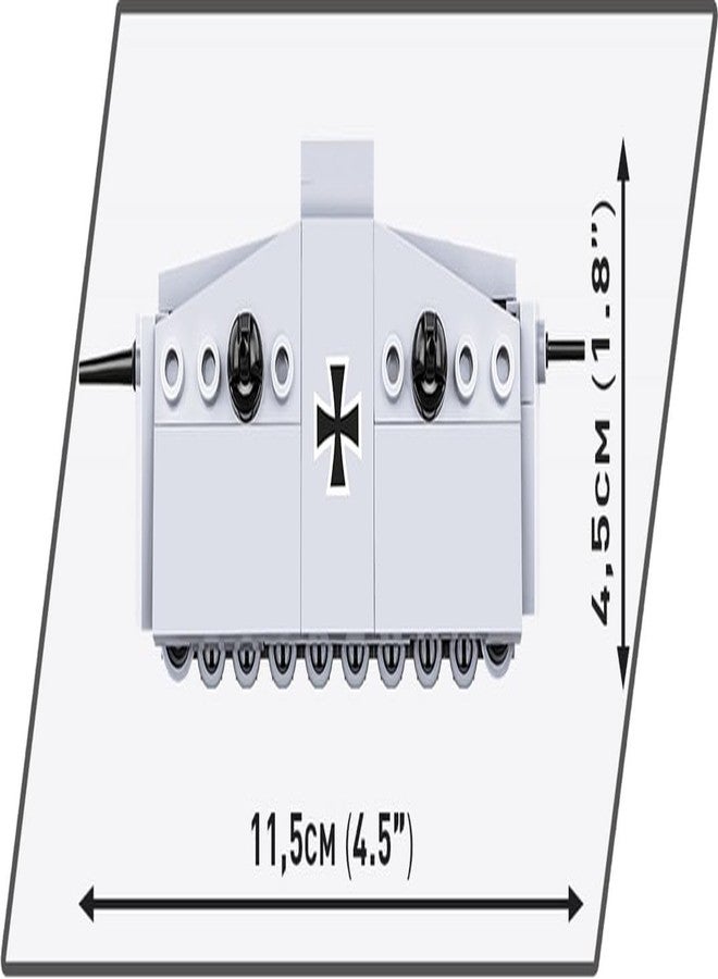 COBI Historical Collection Great War Sturmpanzerwagen A7V Tank - Image 3